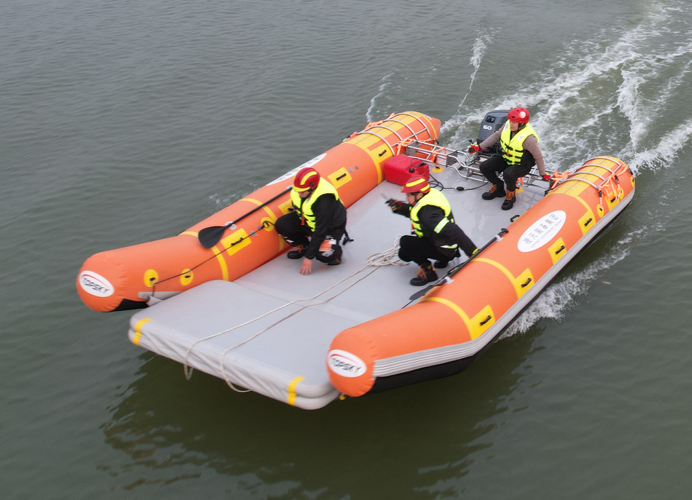 充氣救援運輸船 （第2代，輕型+裝配式+60馬力舷外機）