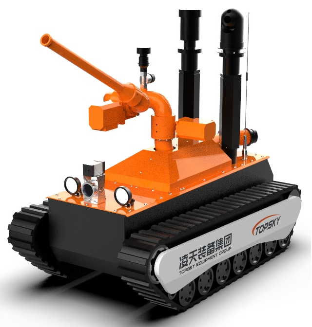 消防干粉滅火機(jī)器人【電動(dòng)】 （第3代，語(yǔ)音控制+輕量化+干粉滅火）