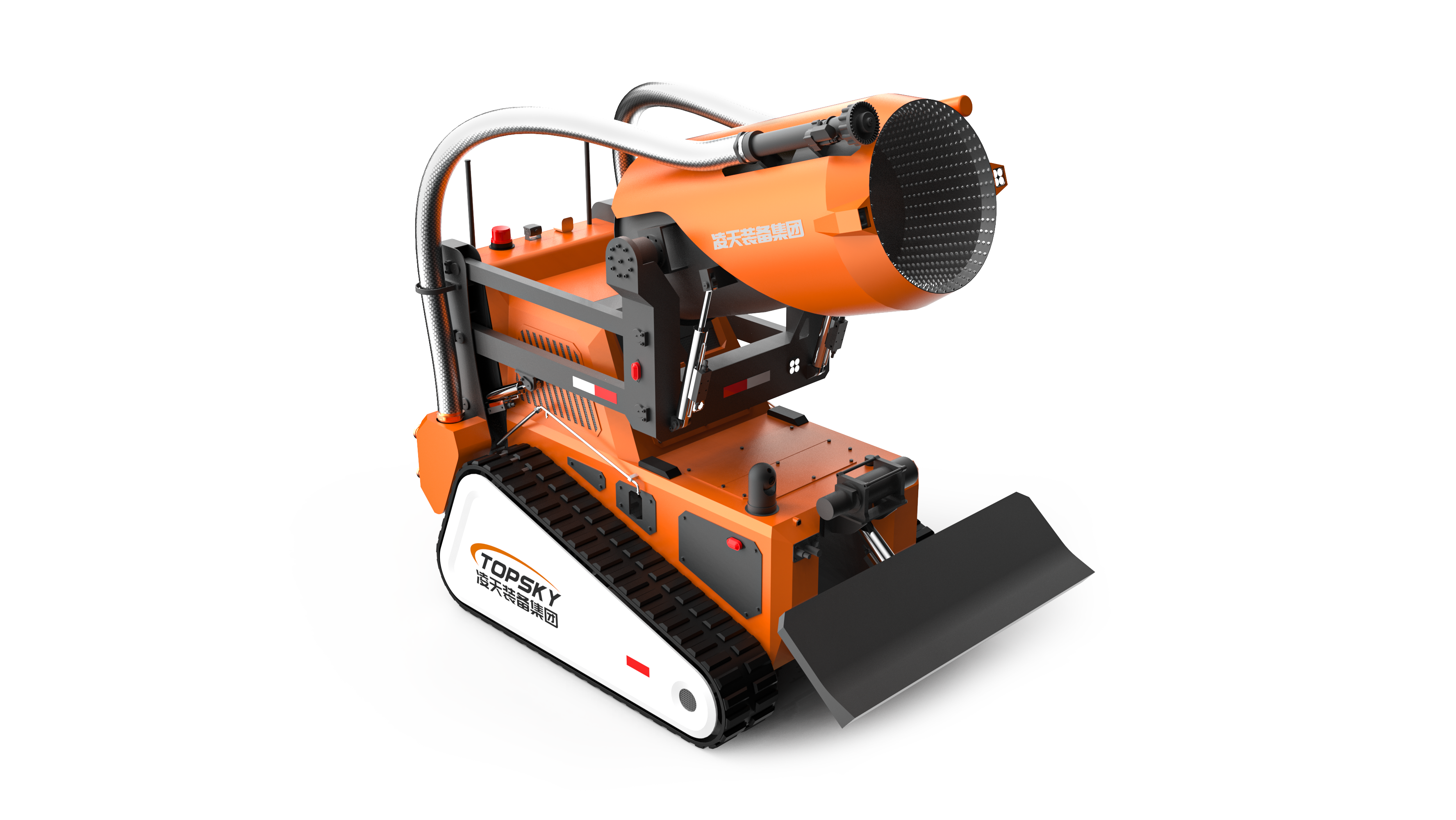 消防排煙滅火機器人 （油動液壓、80國產(chǎn)消防水炮）