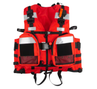 激流救生衣（150N 配口哨+牛尾繩+D型環(huán)+快脫帶+救援刀）