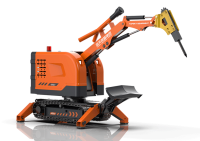 破拆機器人（音視頻傳輸、環(huán)境氣體探測+配備破碎錘、圓盤鋸、液壓剪、夾抓裝置等屬具，具有破拆、切割、剪切、抓取等功能）