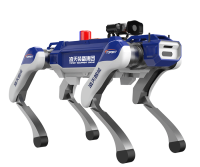 治安巡邏四足機器狗 （40kg超級大狗，第7代，集成一體式遙控器+對講照明+警示燈+自主跟隨）